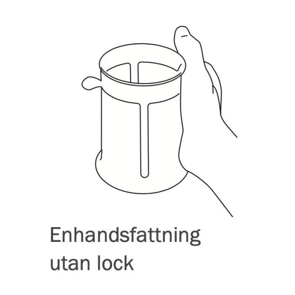 Etac Tasty enhandsfattning utan lock